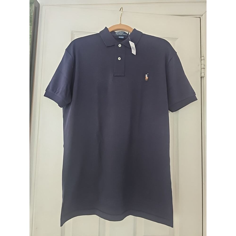 New Vintage 1990s Polo Ralph Lauren Jersey Cotton Sz S Polo Shirt Single Stitch